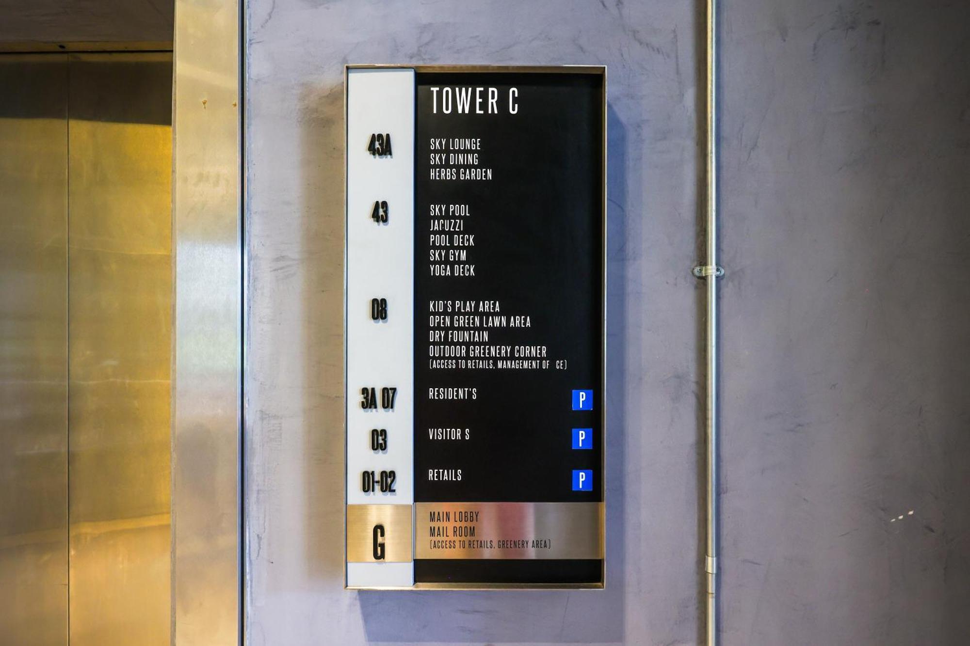 Millerz Square By Mykey Kuala Lumpur Exterior foto Elevator directory