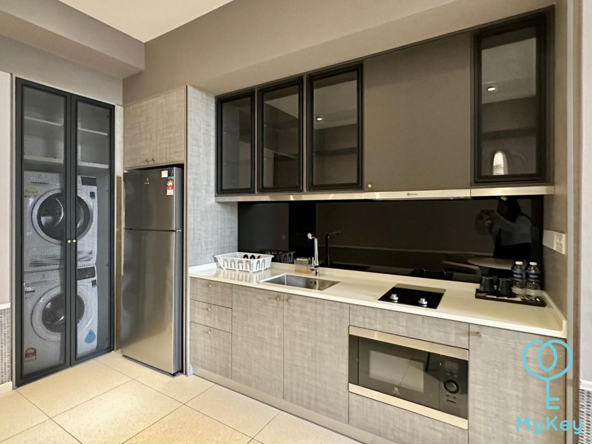 Millerz Square By Mykey Kuala Lumpur Exterior foto A wet kitchen in a condominium in Malaysia.
