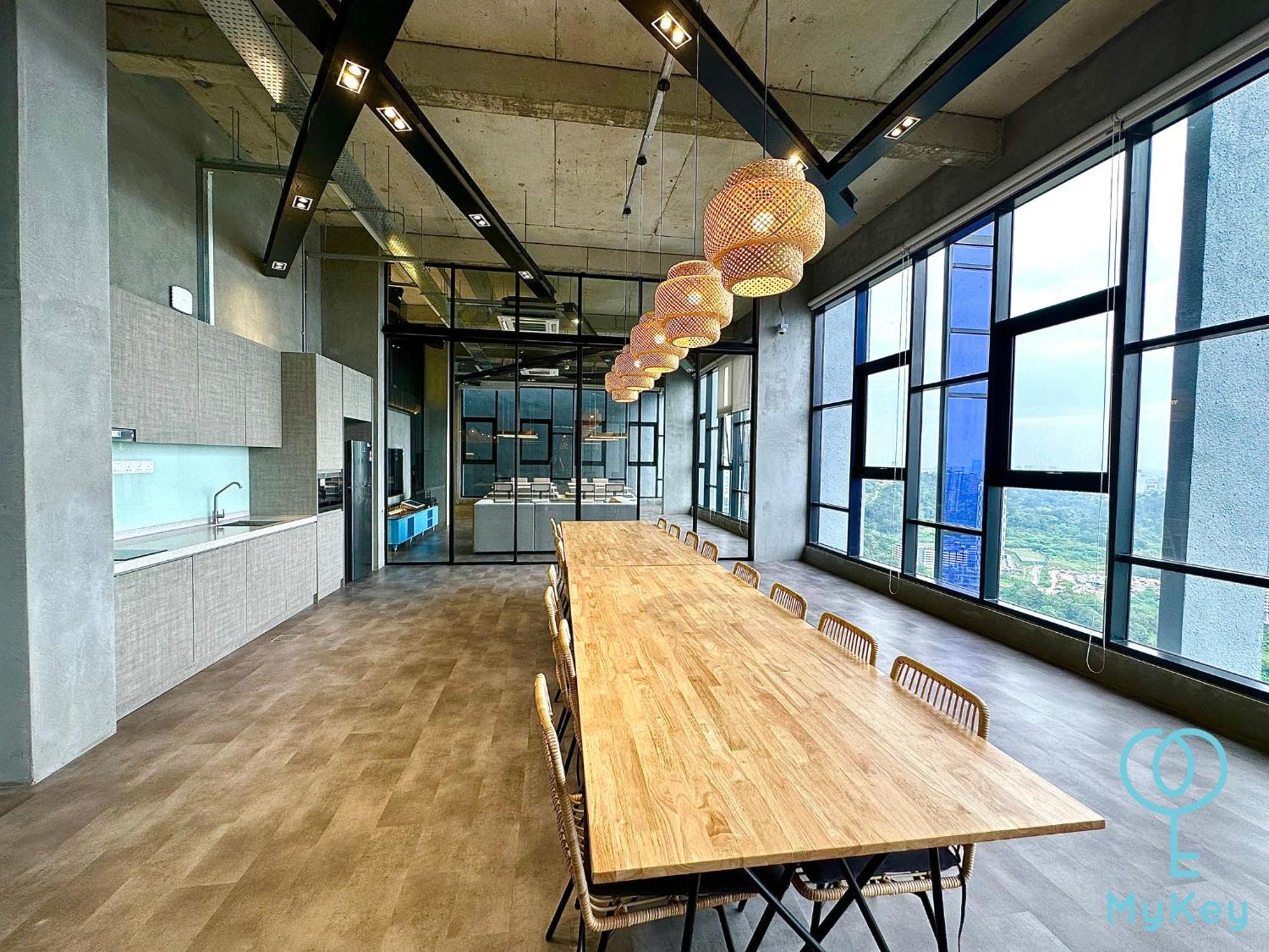Millerz Square By Mykey Kuala Lumpur Exterior foto The kitchen at the 30th floor