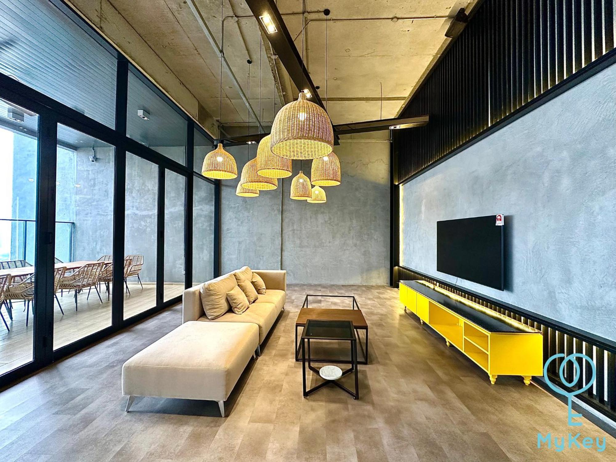 Millerz Square By Mykey Kuala Lumpur Exterior foto The common room at the 10th floor